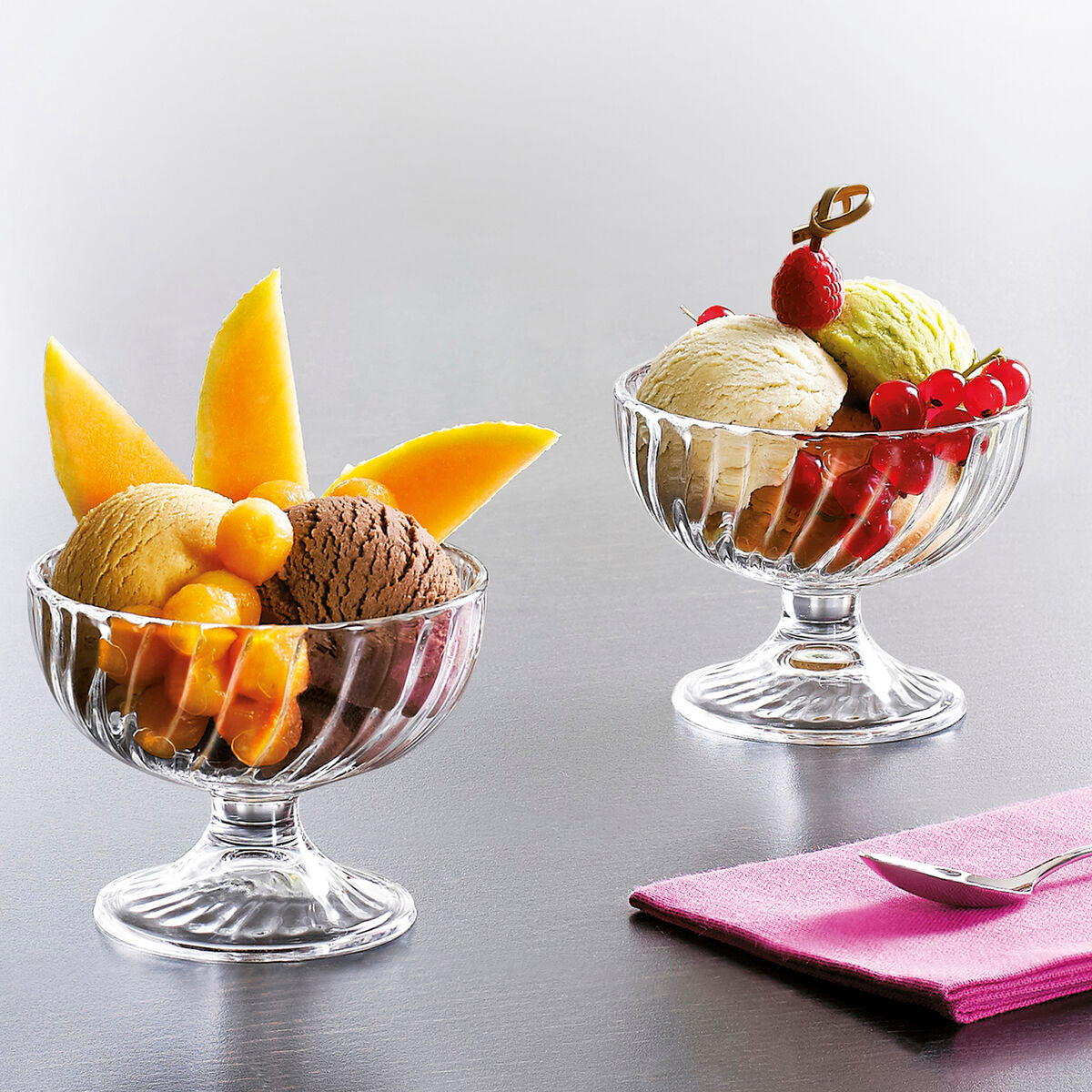 Set de Verres Arcoroc Sorbet Transparent verre 380 ml Glace 6 Unités