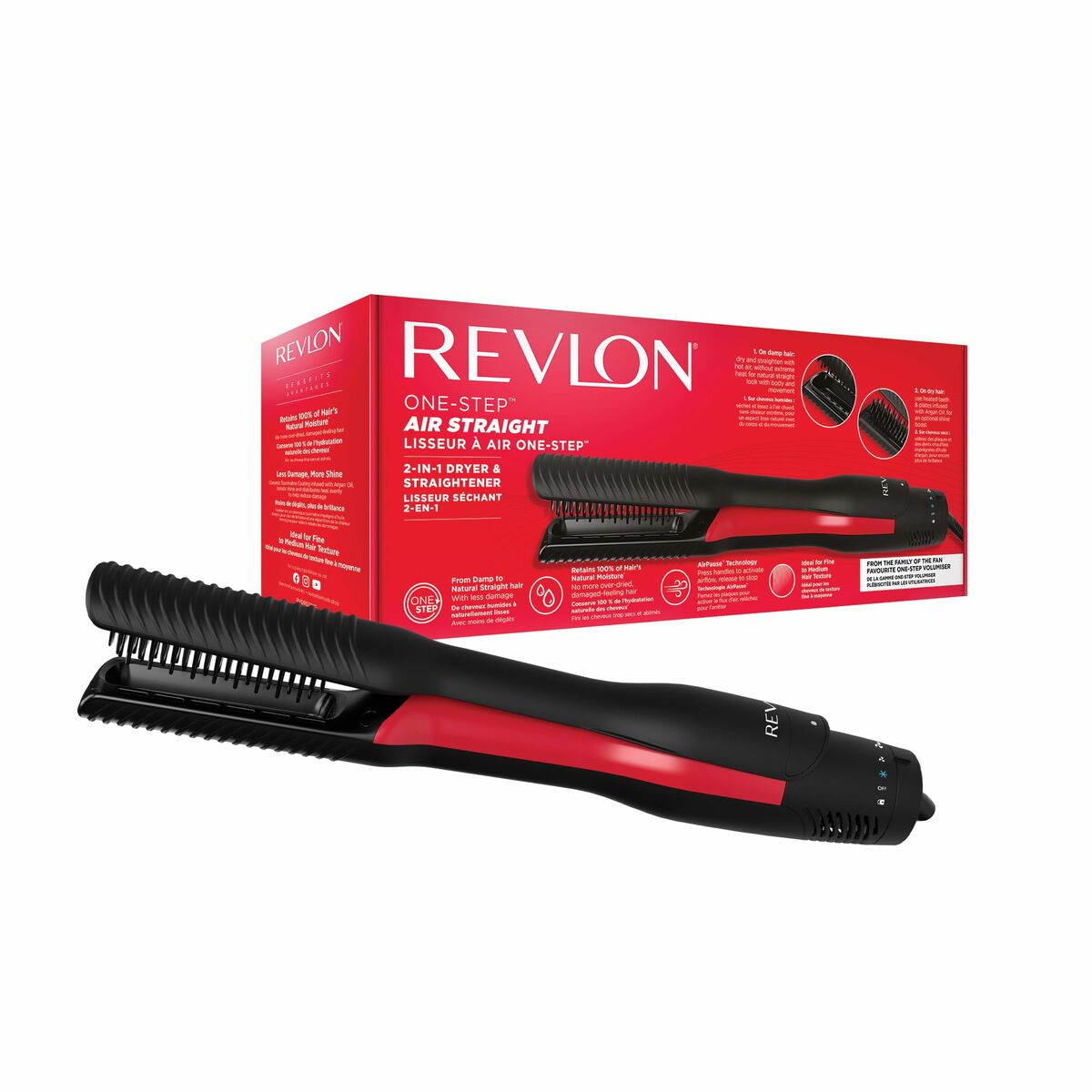 Stijltang Revlon RVDR5330 Zwart 1000 W