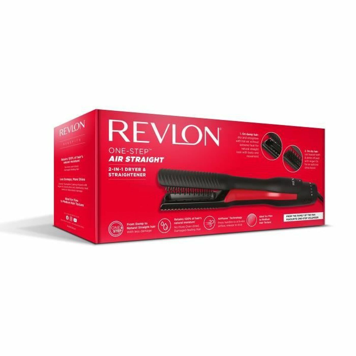 Stijltang Revlon RVDR5330 Zwart 1000 W