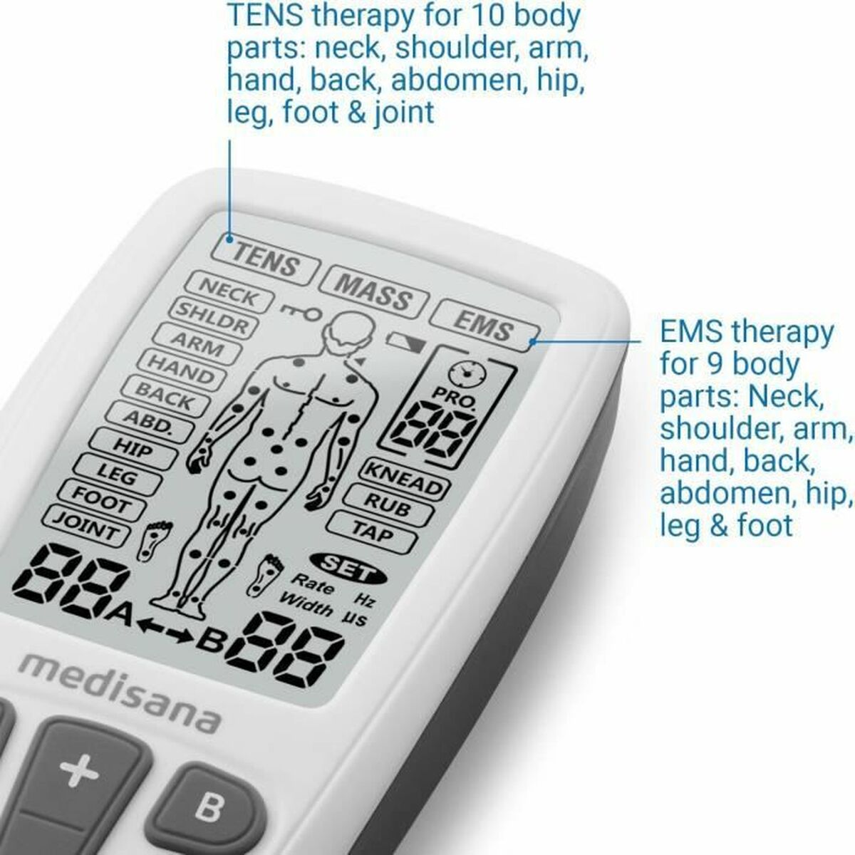 Muscular Elektrostimulator Medisana Zwart/Wit