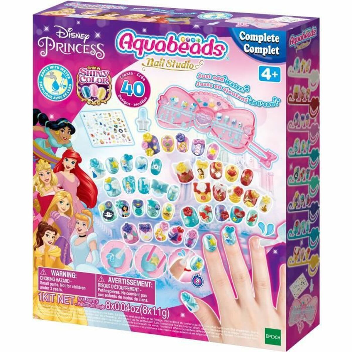 Manicureset Aquabeads The Disney Princesses Manicure Box