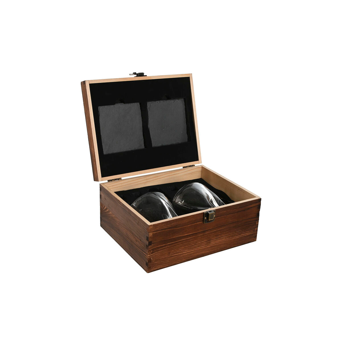 Set de Whisky Home ESPRIT Marron Pin