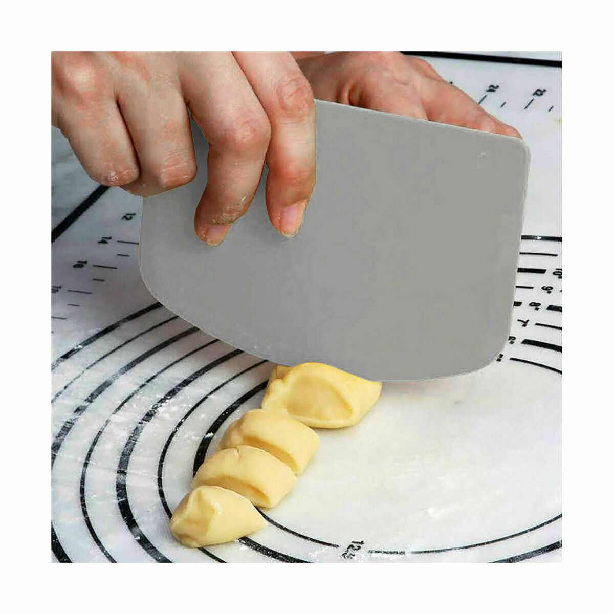 Coupe-pâte Quttin 3 Pièces 11 x 19 x 1 cm (48 Unités)