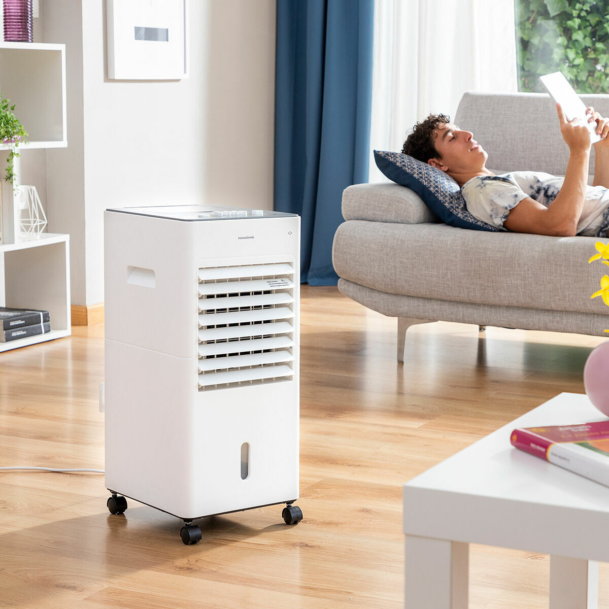 Multifunctionele draagbare verdampende airconditioner Airvecove InnovaGoods 5 L 65 W