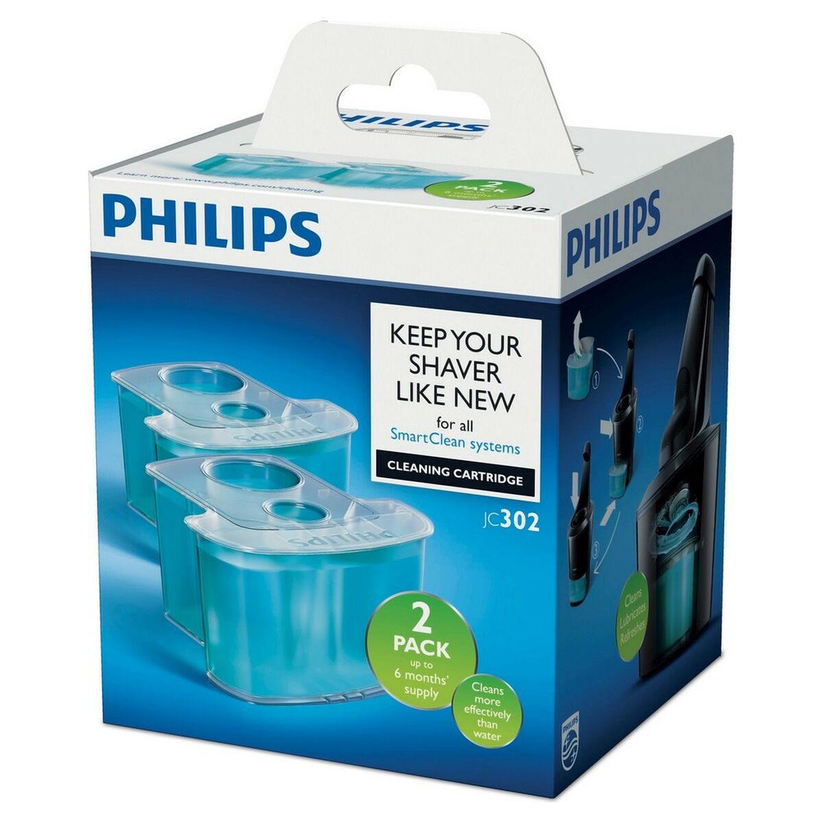 Cartridge schoonmaker Philips 170 ml Blauw