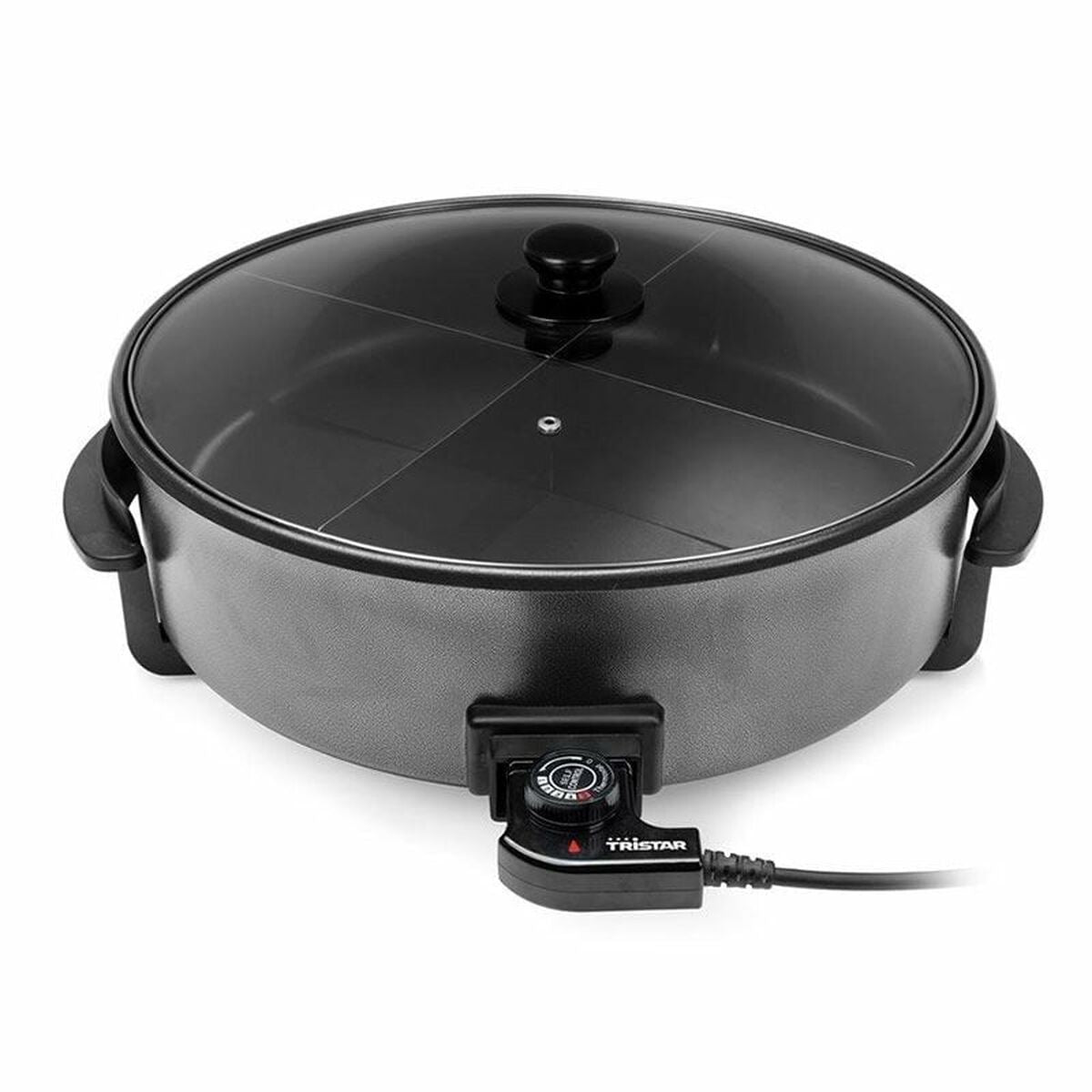 Electric Pan Tristar PZ-9145 1500 W Ø 40 cm Black Metal