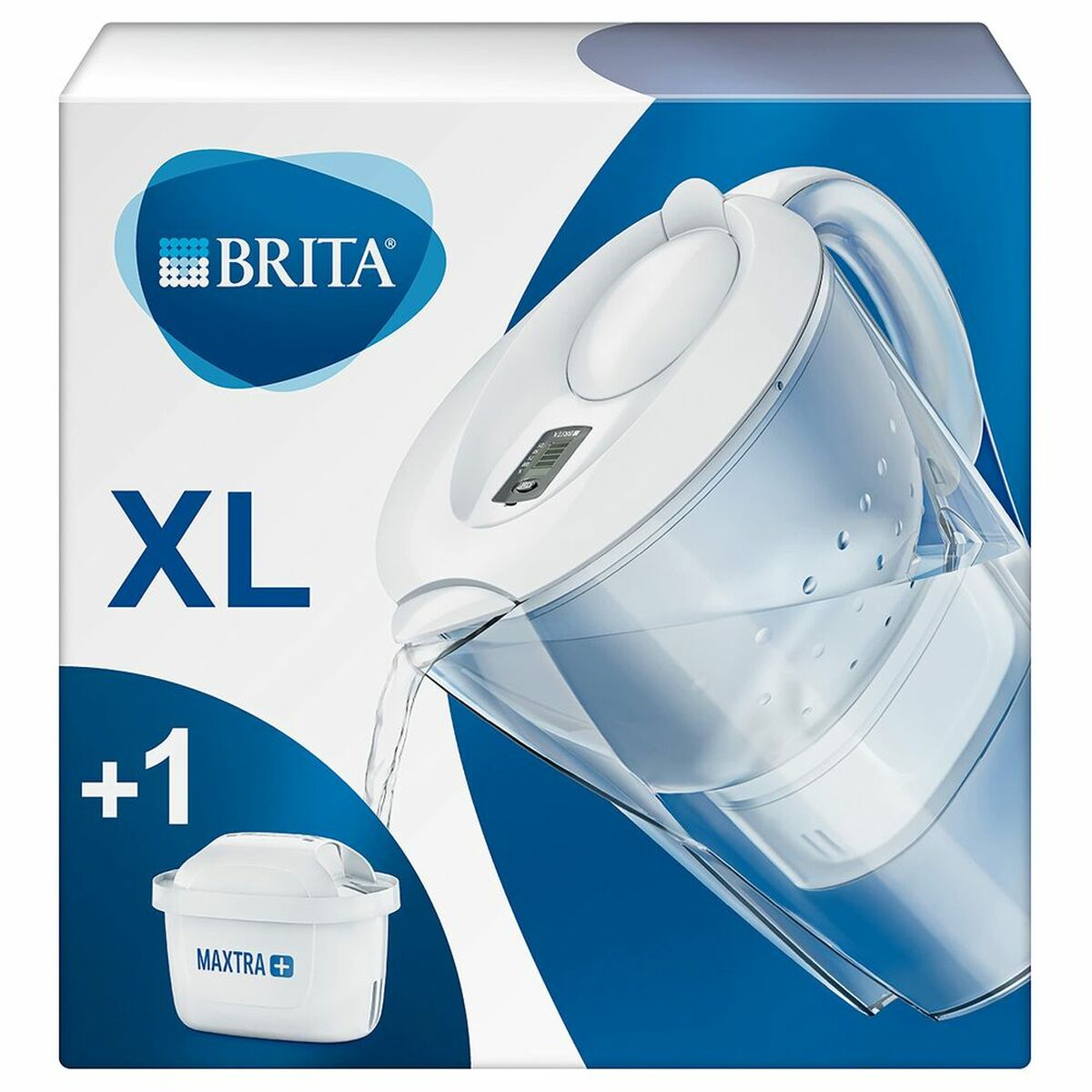 Kruik met Filter Brita Marella Cool Wit Transparant Plastic 3,5 L (3,5 L)