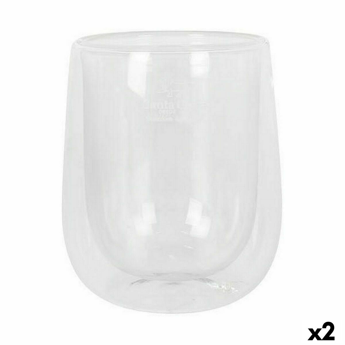 Set de Verres Santa Clara Thermique Verre Borosilicaté 2 Pièces (2 Unités)