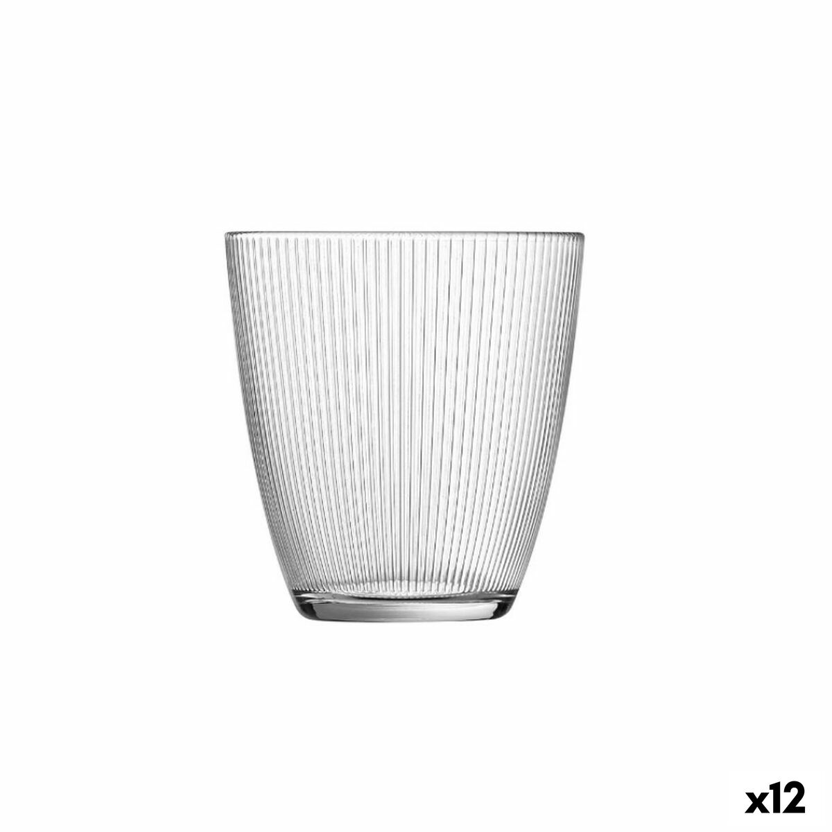 Glas Luminarc Concepto Stripy Transparant Glas 310 ml (12 Stuks)