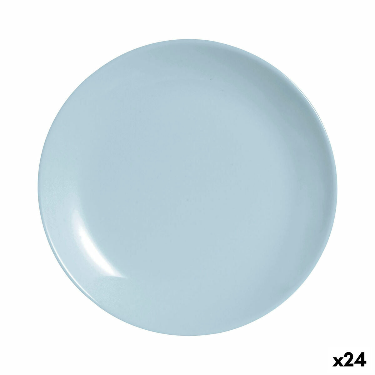 Dessertbord Luminarc Diwali Paradise Blauw Glas 19 cm (24 Stuks)