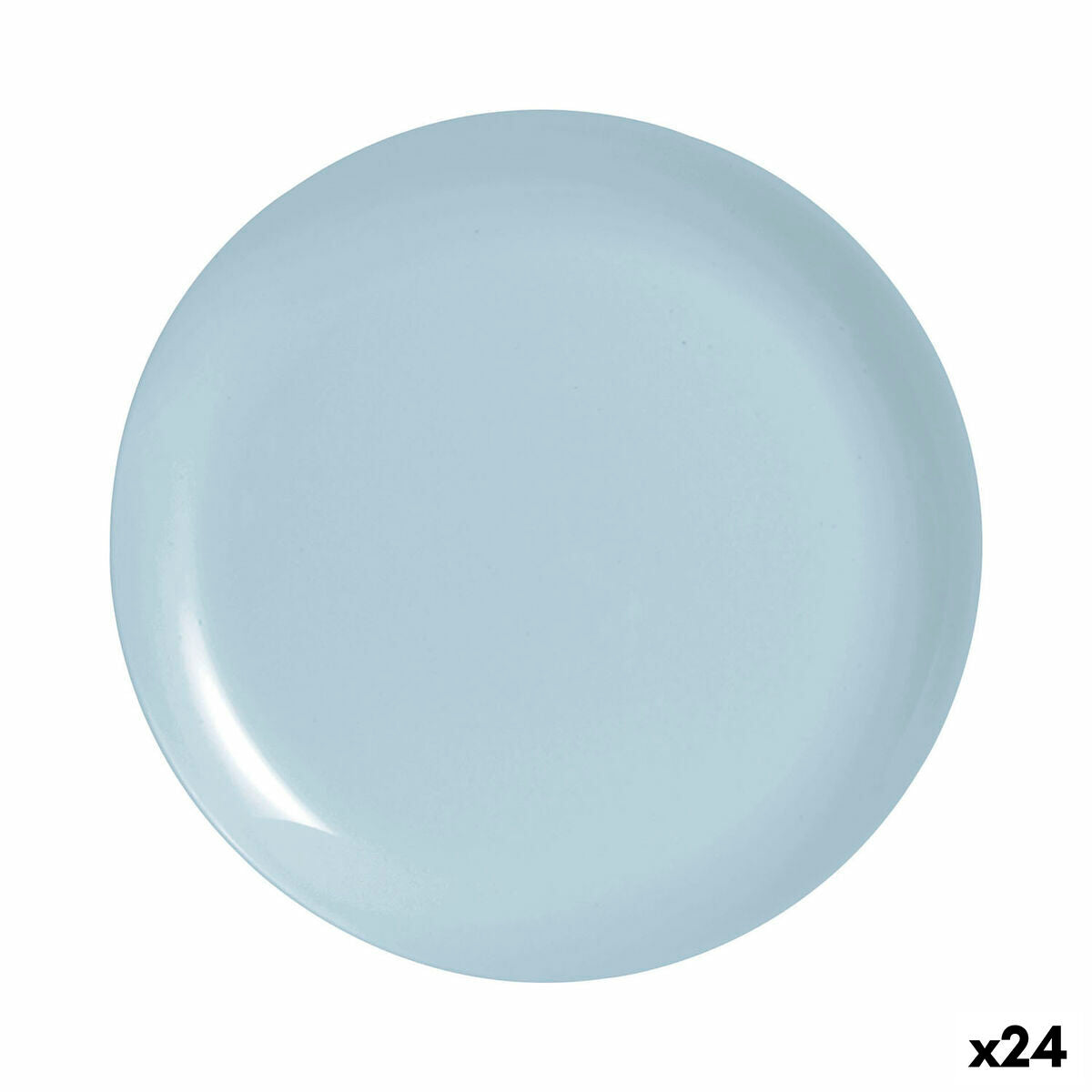 Assiette plate Luminarc Diwali Paradise Bleu verre 25 cm (24 Unités)