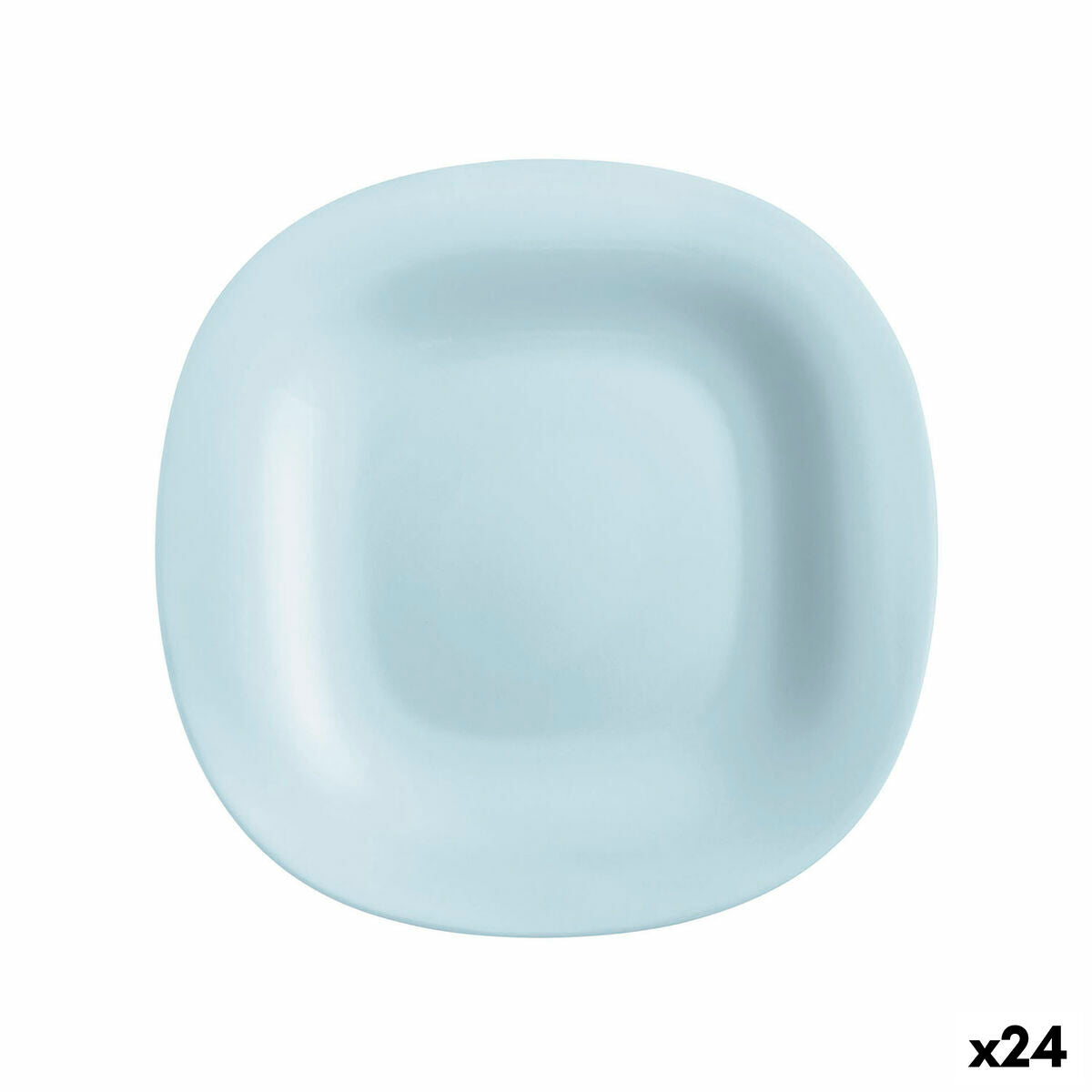 Dessertbord Luminarc Carine Paradise Blauw Glas 19 cm (24 Stuks)