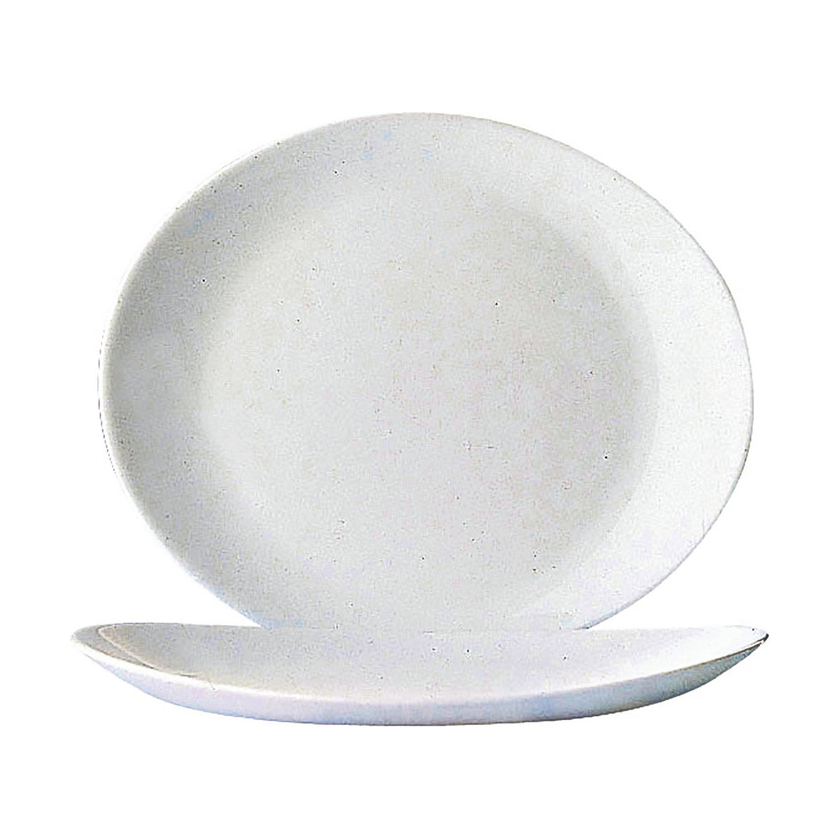 Flat Plate Arcoroc Restaurant 30 x 26 cm White Glass (6 Units)