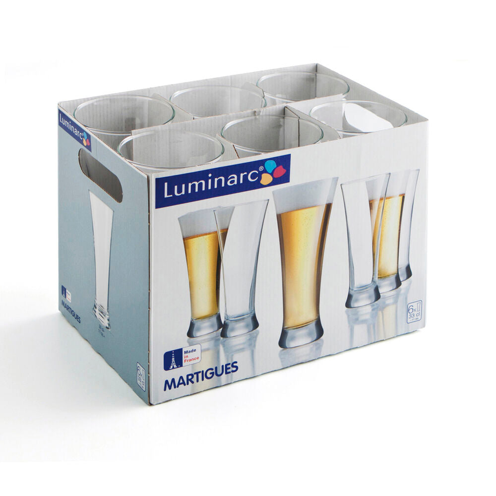 Glas Luminarc Martigues Transparant Glas 6 Stuks 330 ml