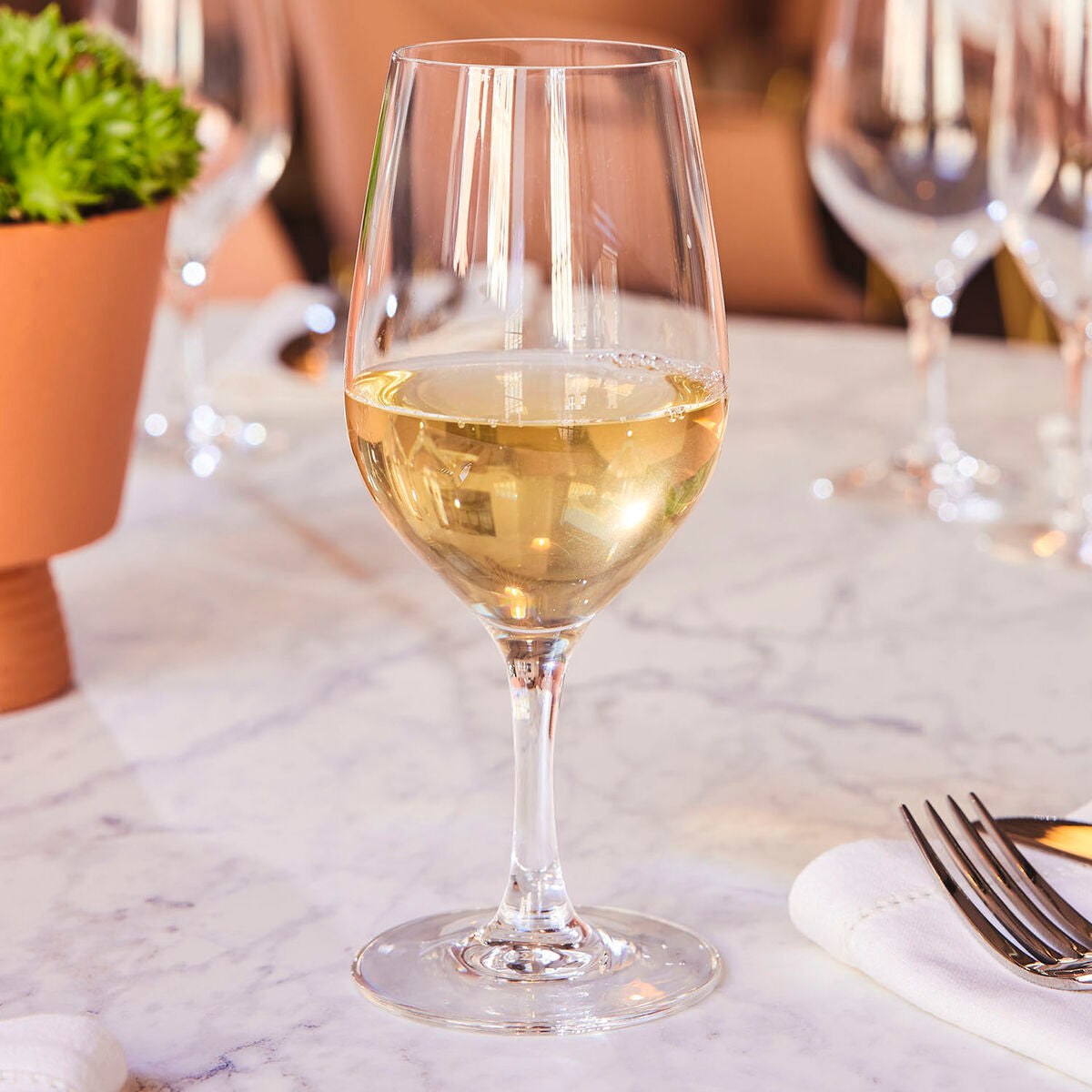 Set de Verres Chef&Sommelier Evidence Vin Transparent verre 350 ml (6 Unités)