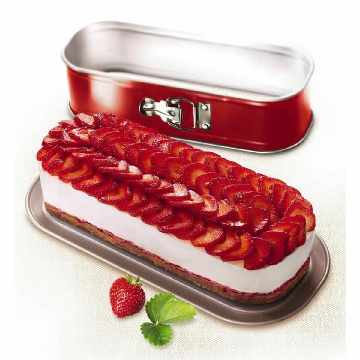 Springvorm Pan Tefal Rood Metaal Staal 30 x 11 cm