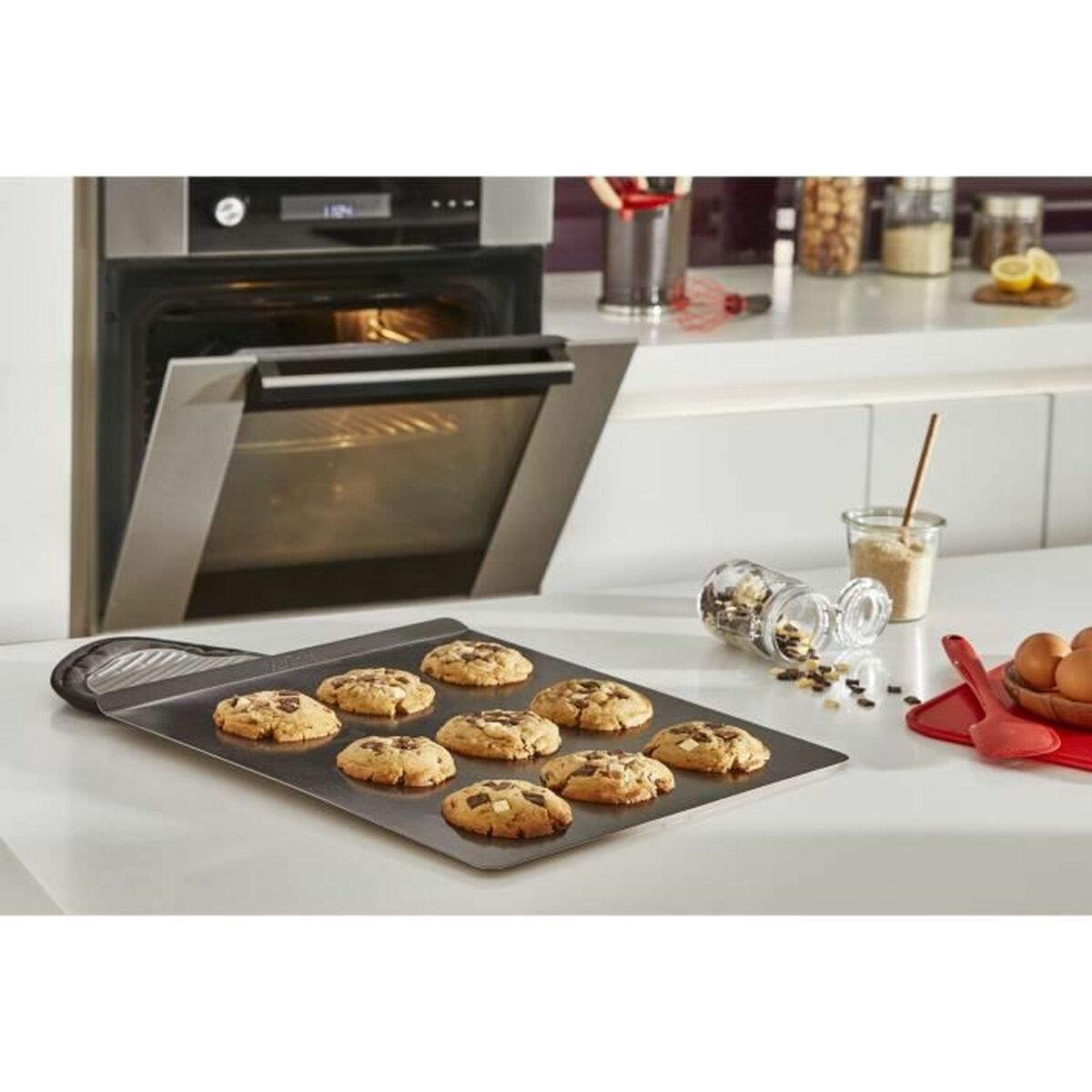 Ovenschaal Tefal Airbake  Zwart Staal 36 x 40 cm