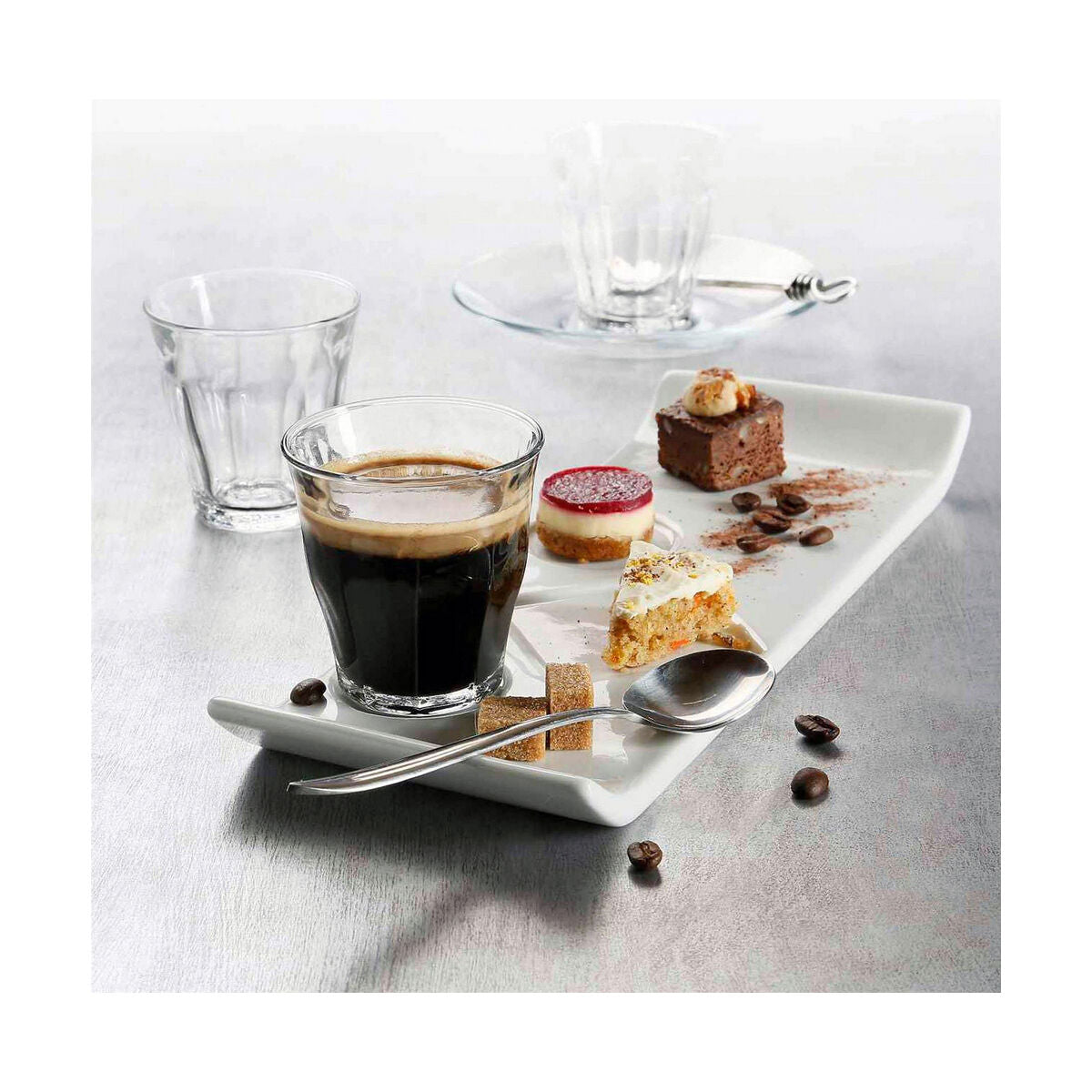 Set de Verres Duralex Picardie Ø 6,5 x 6,7 cm 90 ml (6 Unités)