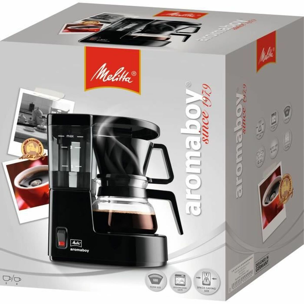 Drip Koffiemachine Melitta Aromaboy 500 W Zwart 500 W