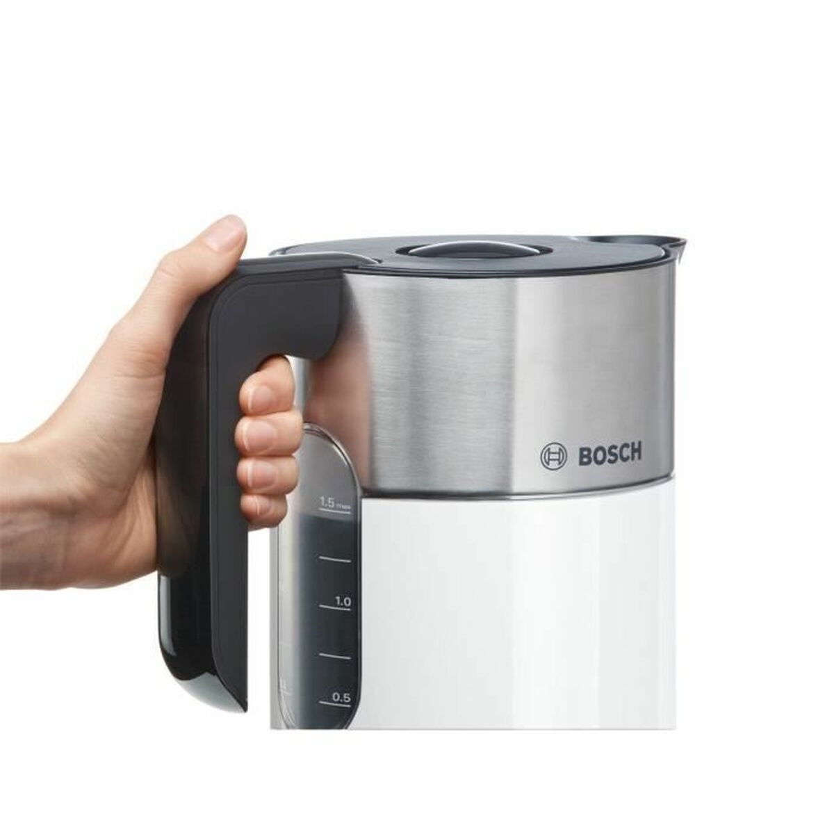 Kettle BOSCH TWK8611P 2400 W White Grey Anthracite plástico,acero inoxidable 2400 W 1,5 L