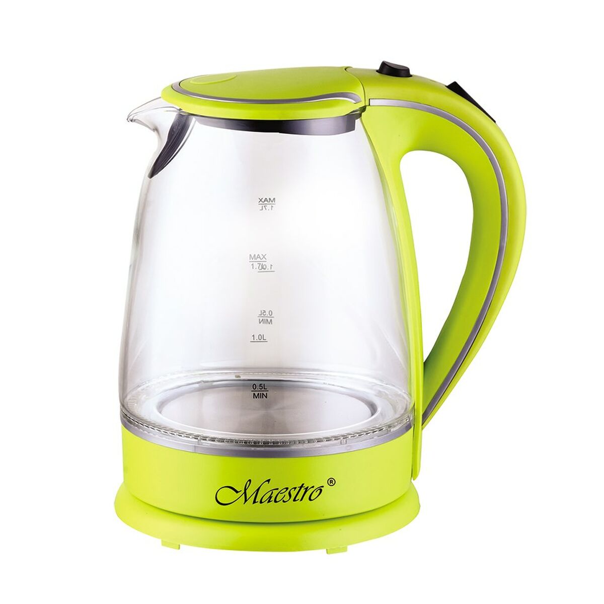 Waterkoker Feel Maestro  MR-064 Groen Transparant Glas 2000 W 1,7 L