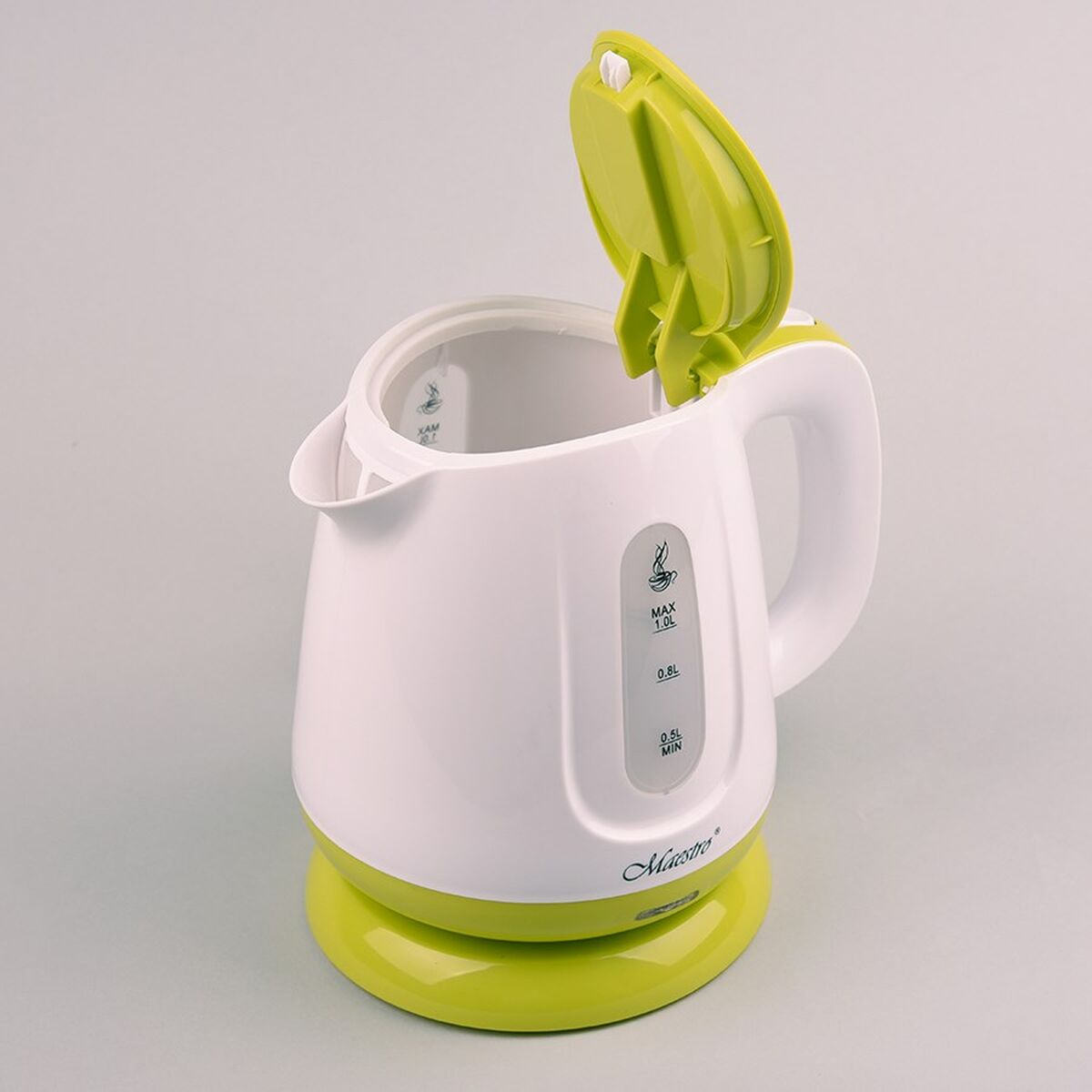 Kettle Feel Maestro MR013  White Green Plastic 1100 W