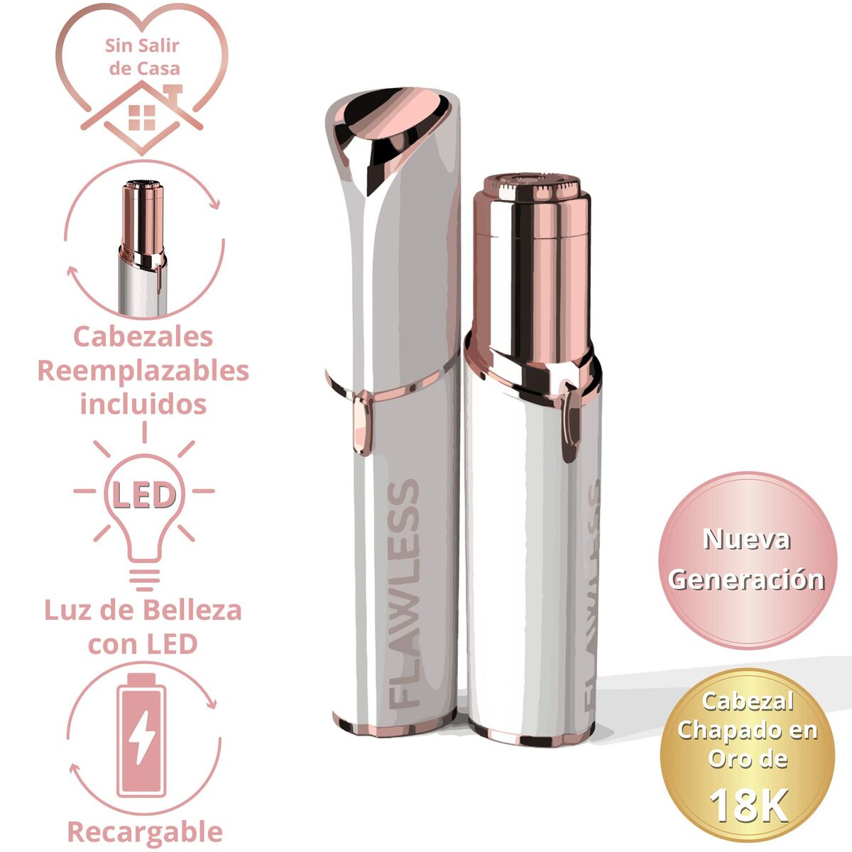 Epilator voor wenkbrauwen FLAWLESS