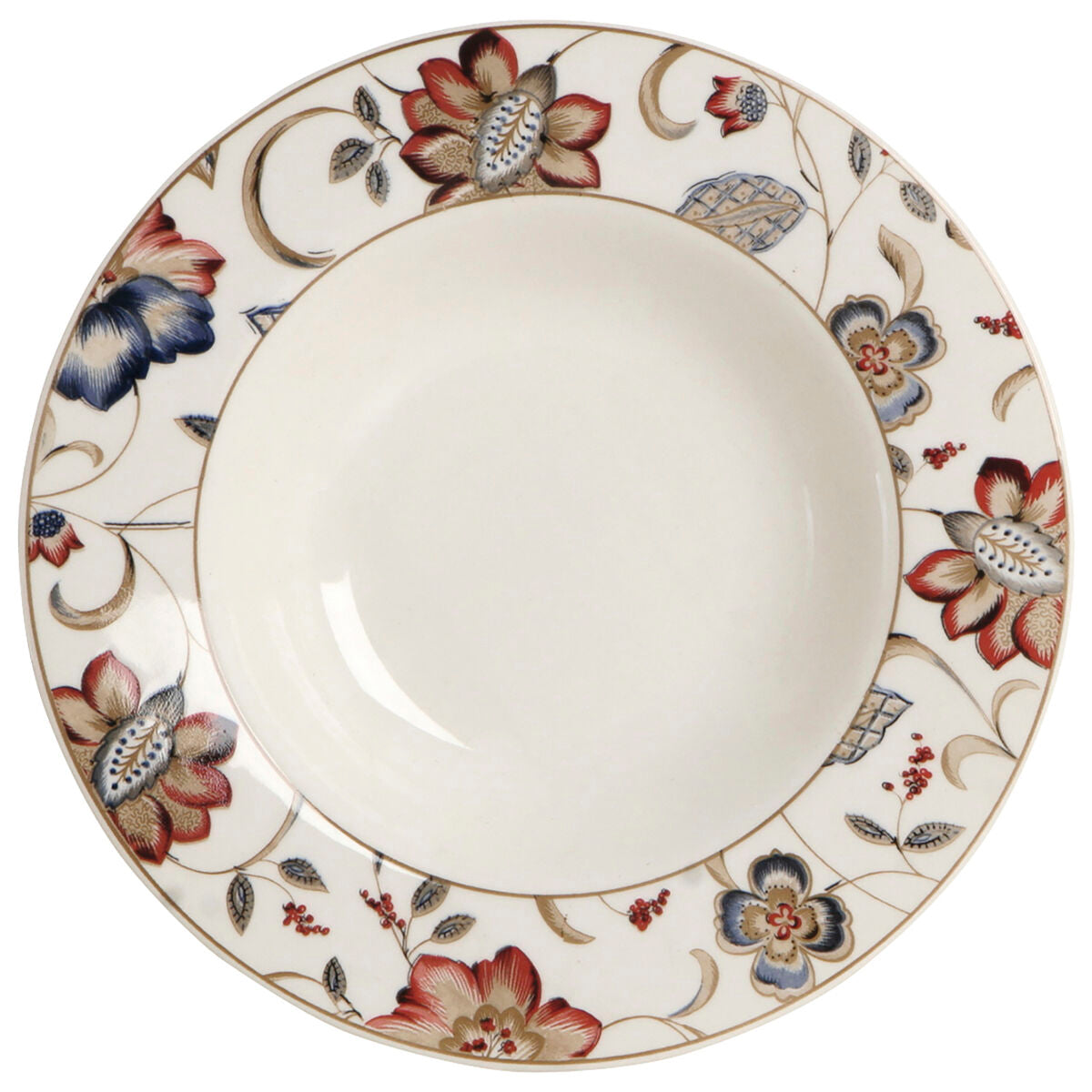 Assiette creuse Queen´s By Churchill Jacobean Floral Céramique Vaisselle 22,8 cm (6 Unités)