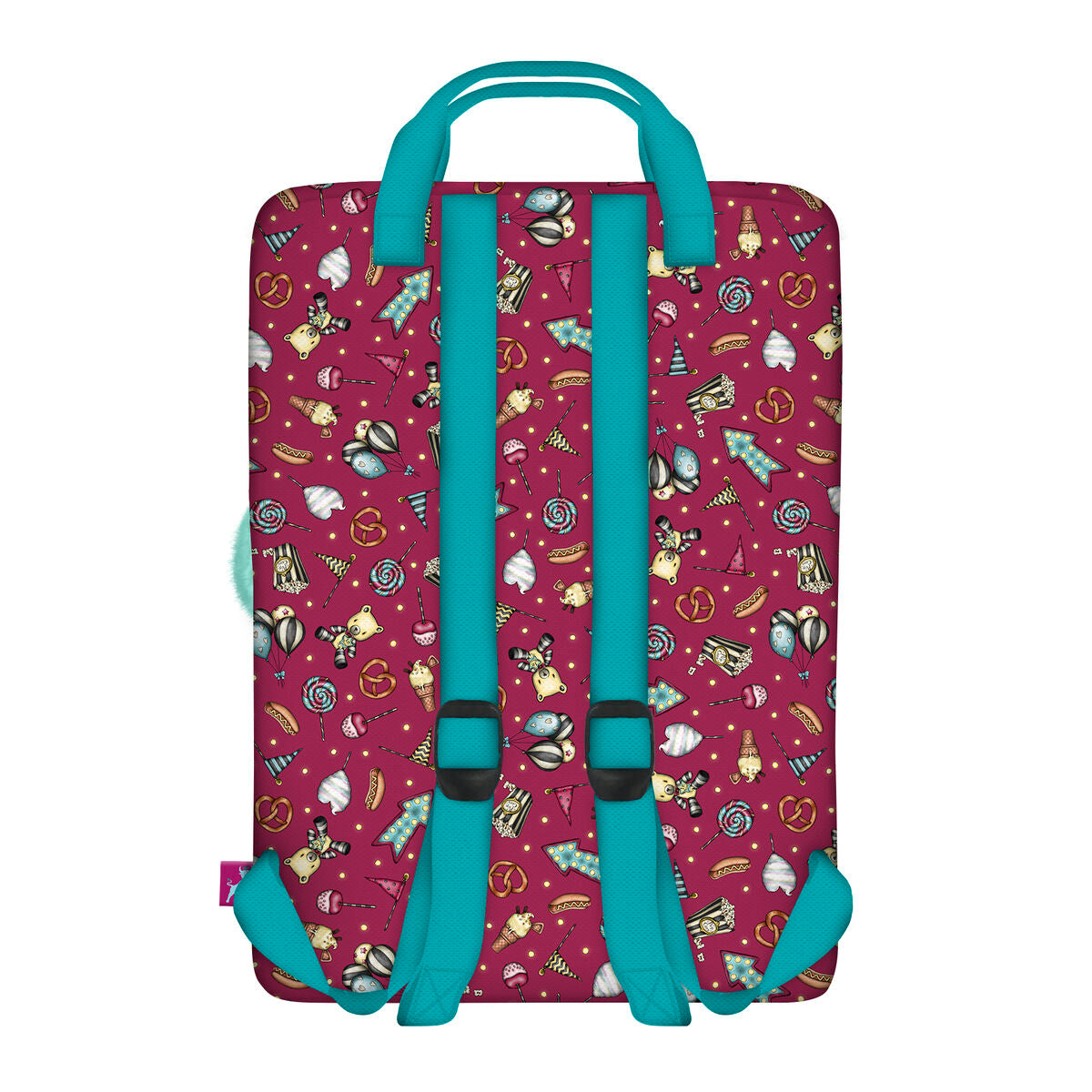 Cartable Gorjuss Fireworks Bordeaux 25 x 36 x 10 cm