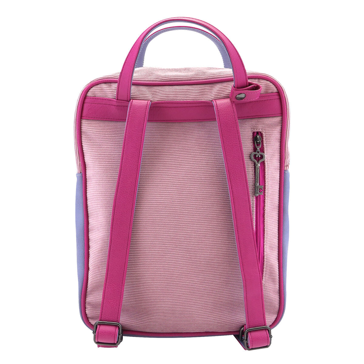 Rucksack Gorjuss Cheshire cat Pink Purple (27 x 10 x 37 cm)