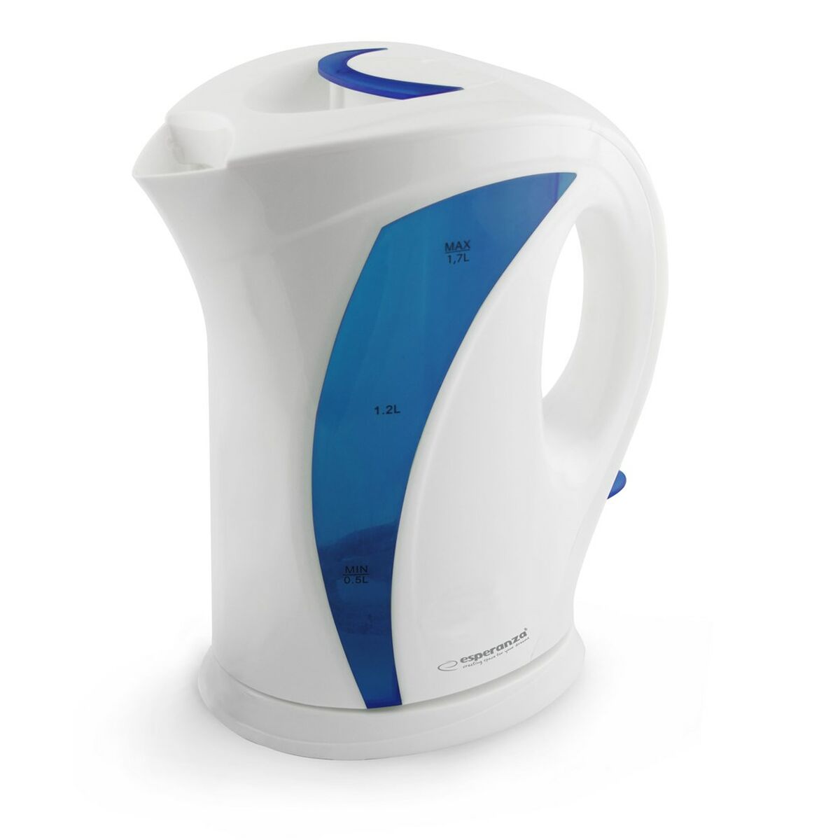 Waterkoker Esperanza EKK018G  Blauw Wit Plastic 2200 W 1,7 L