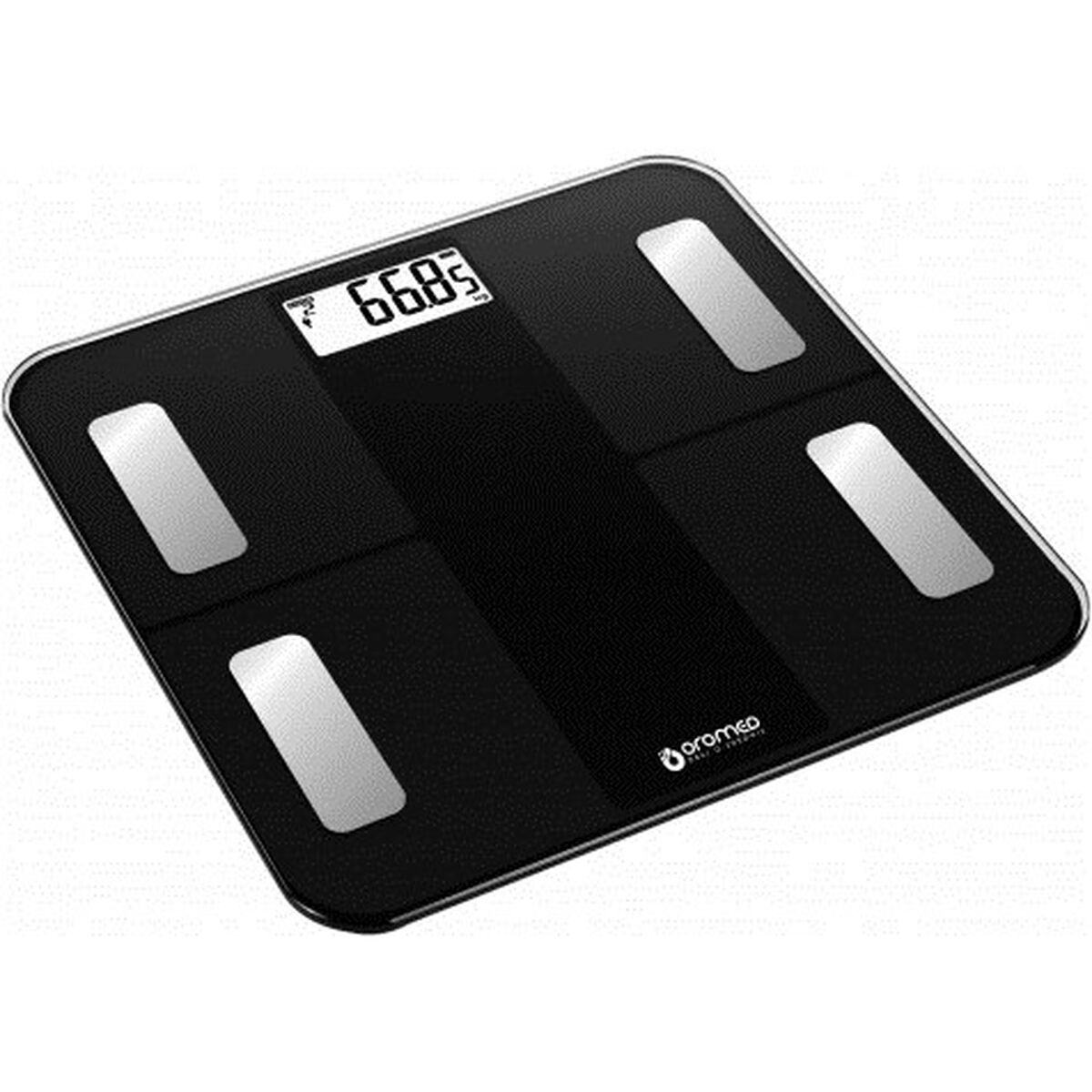 Digitale Personenweegschaal Oromed ORO-SCALE BLUETOOTH BLACK Zwart