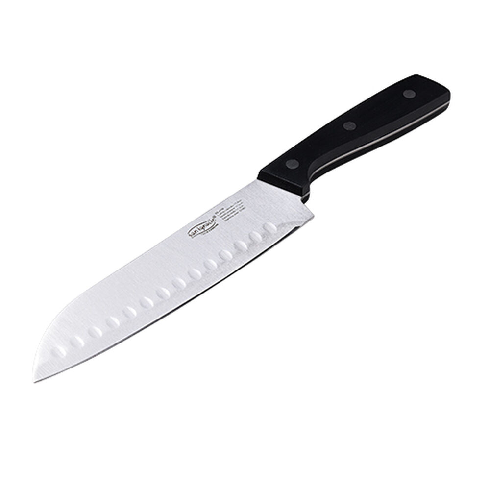 Couteau Santoku San Ignacio Expert Acier inoxydable Satiné ABS (17,5 cm)