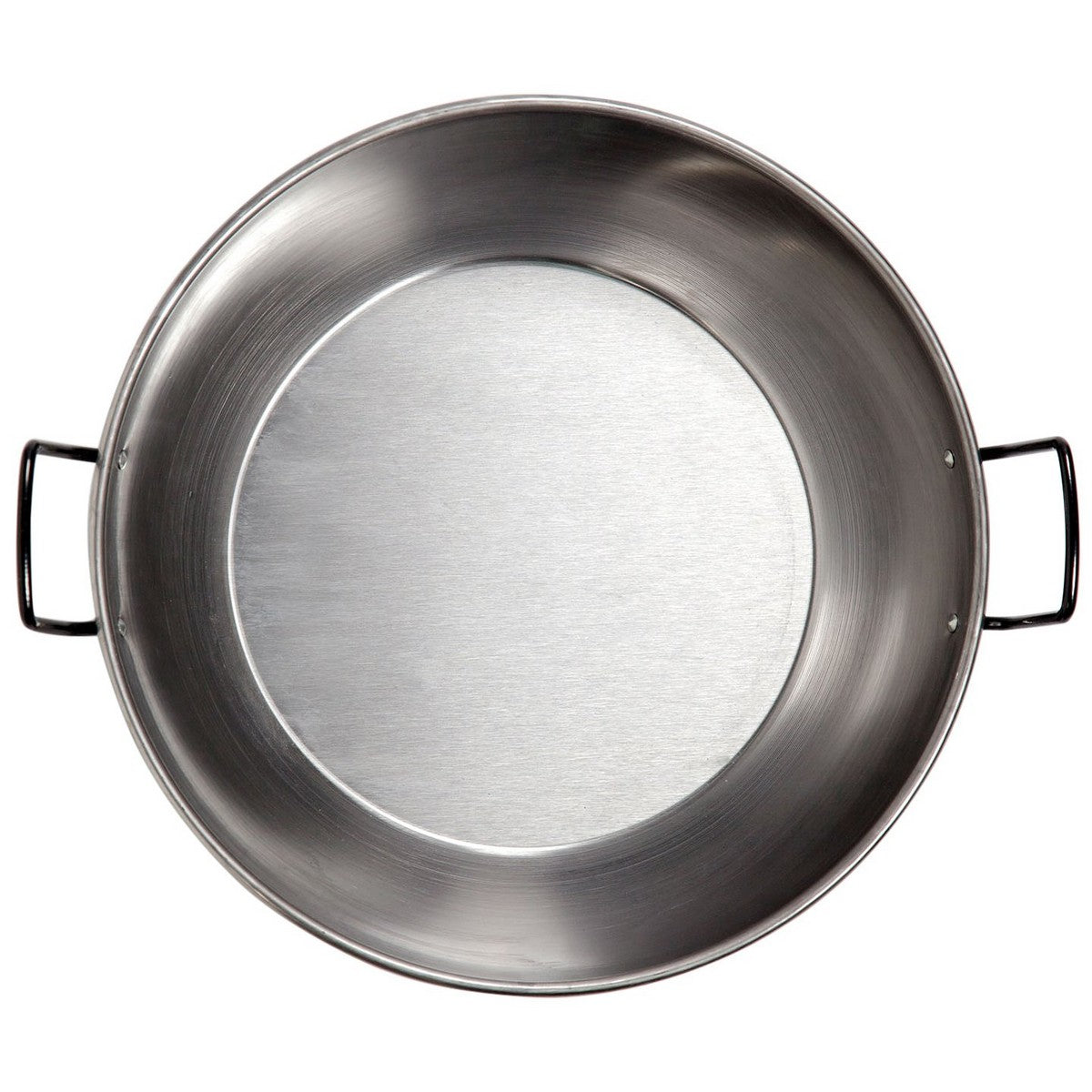 Diepe Pan met Handvat Vaello 450 Gepolijst Staal Verchroomd (Ø 50 cm)