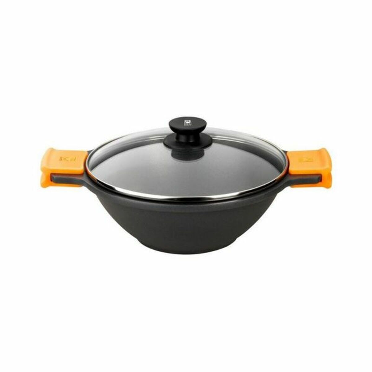 Pan BRA Braisogona_A272028 Zwart Zwart/Oranje Metaal Aluminium Ø 24 cm Ø 28 cm