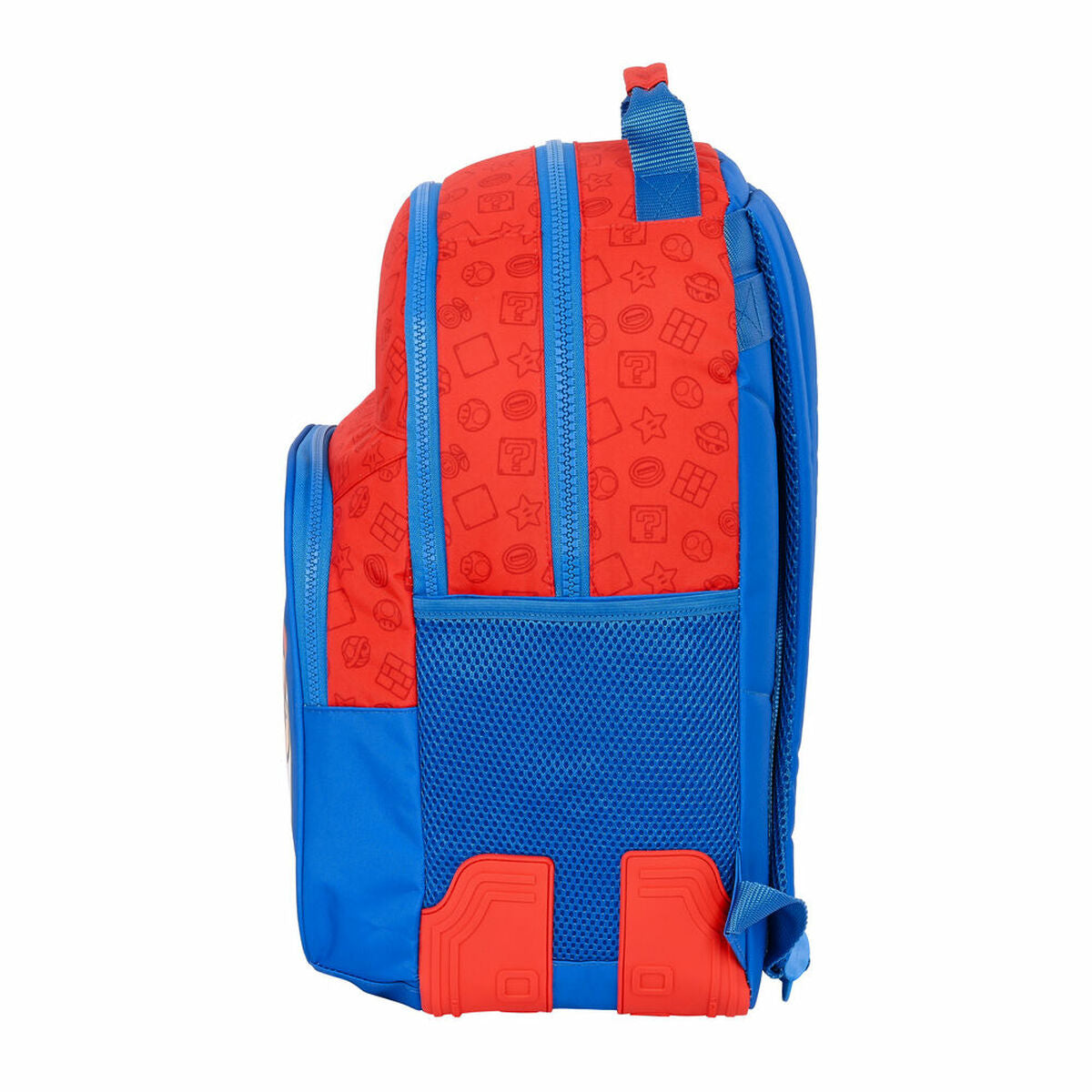 School Bag Super Mario Blue Red 32 x 42 x 15 cm