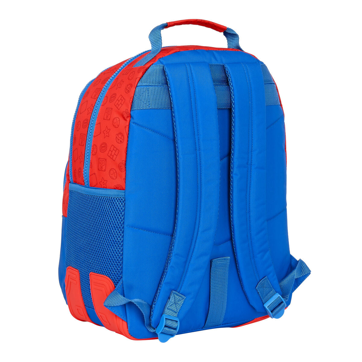 School Bag Super Mario Blue Red 32 x 42 x 15 cm