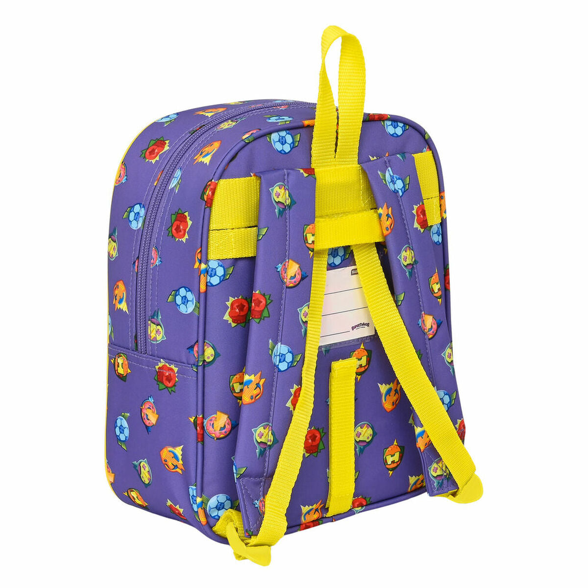 Cartable SuperThings Guardians of Kazoom Jaune Violet 22 x 27 x 10 cm