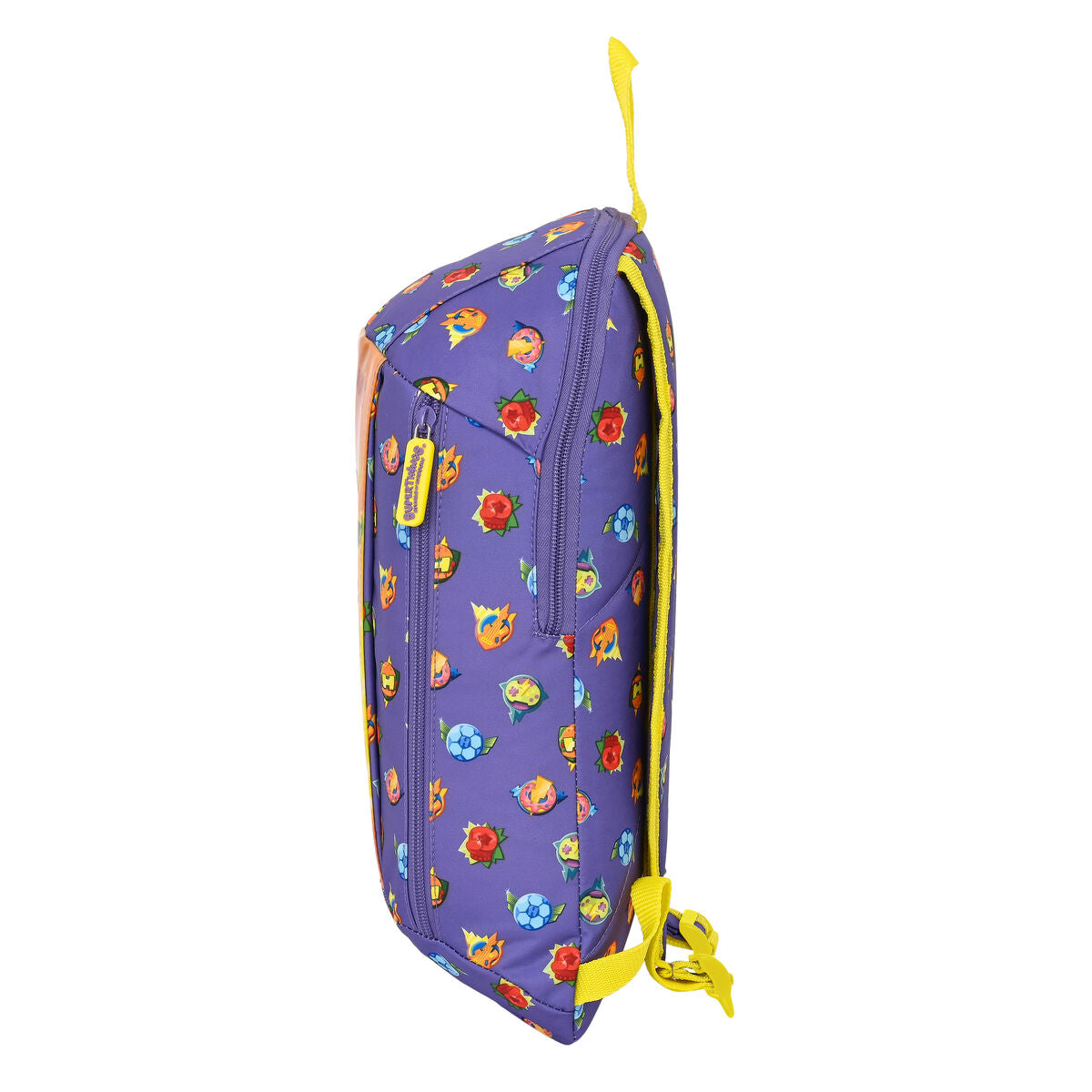 Sac à dos enfant SuperThings Guardians of Kazoom Mini Violet Jaune (22 x 39 x 10 cm)