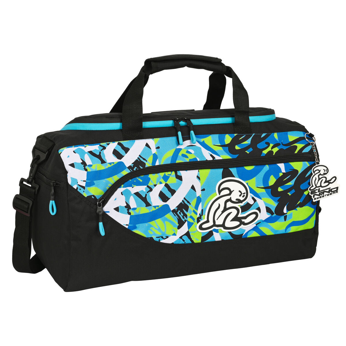 Sac de sport El Niño Green bali Noir (50 x 25 x 25 cm)