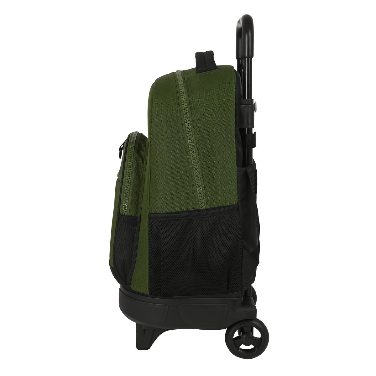 Schoolrugzak met Wielen Safta Dark forest Zwart Groen 33 X 45 X 22 cm