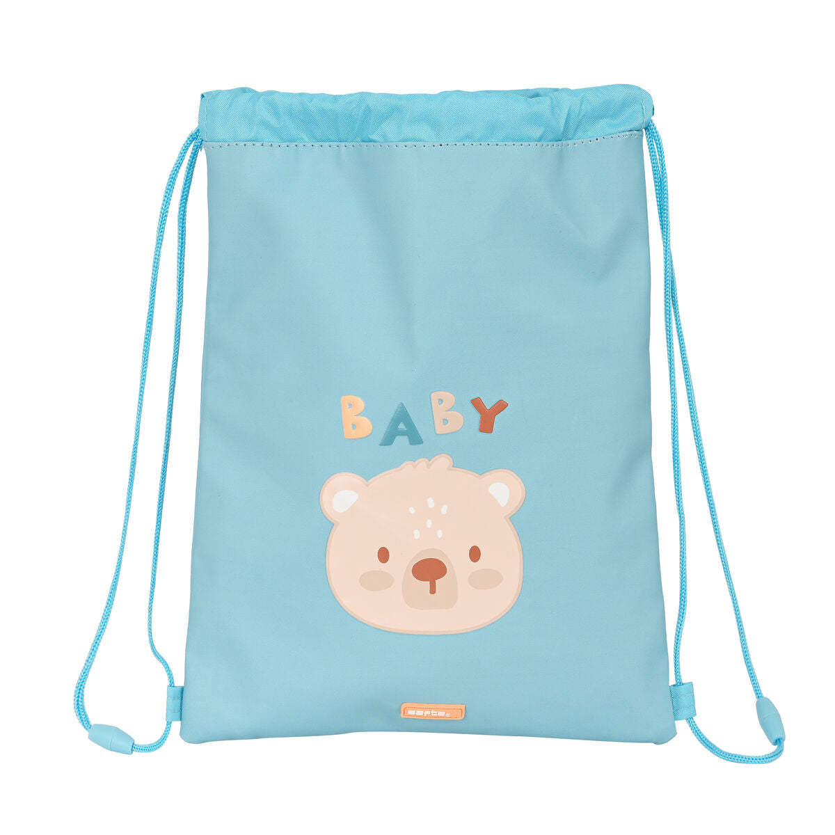 Sac à dos serré par des ficelles Safta Baby bear Bleu