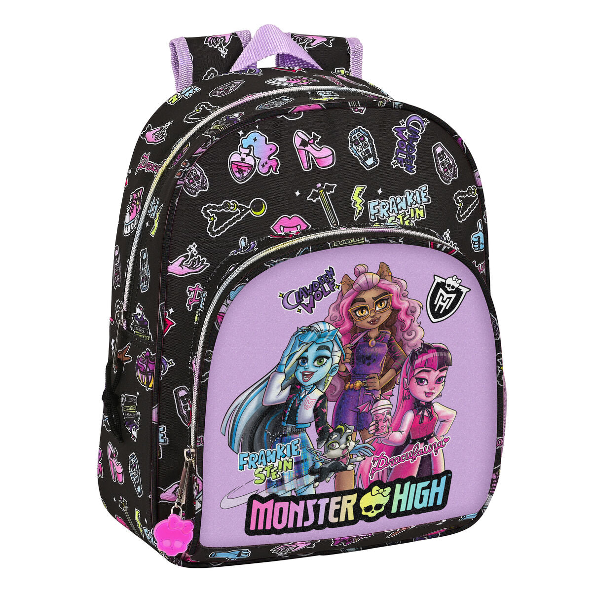 Cartable Monster High Creep Noir 28 x 34 x 10 cm