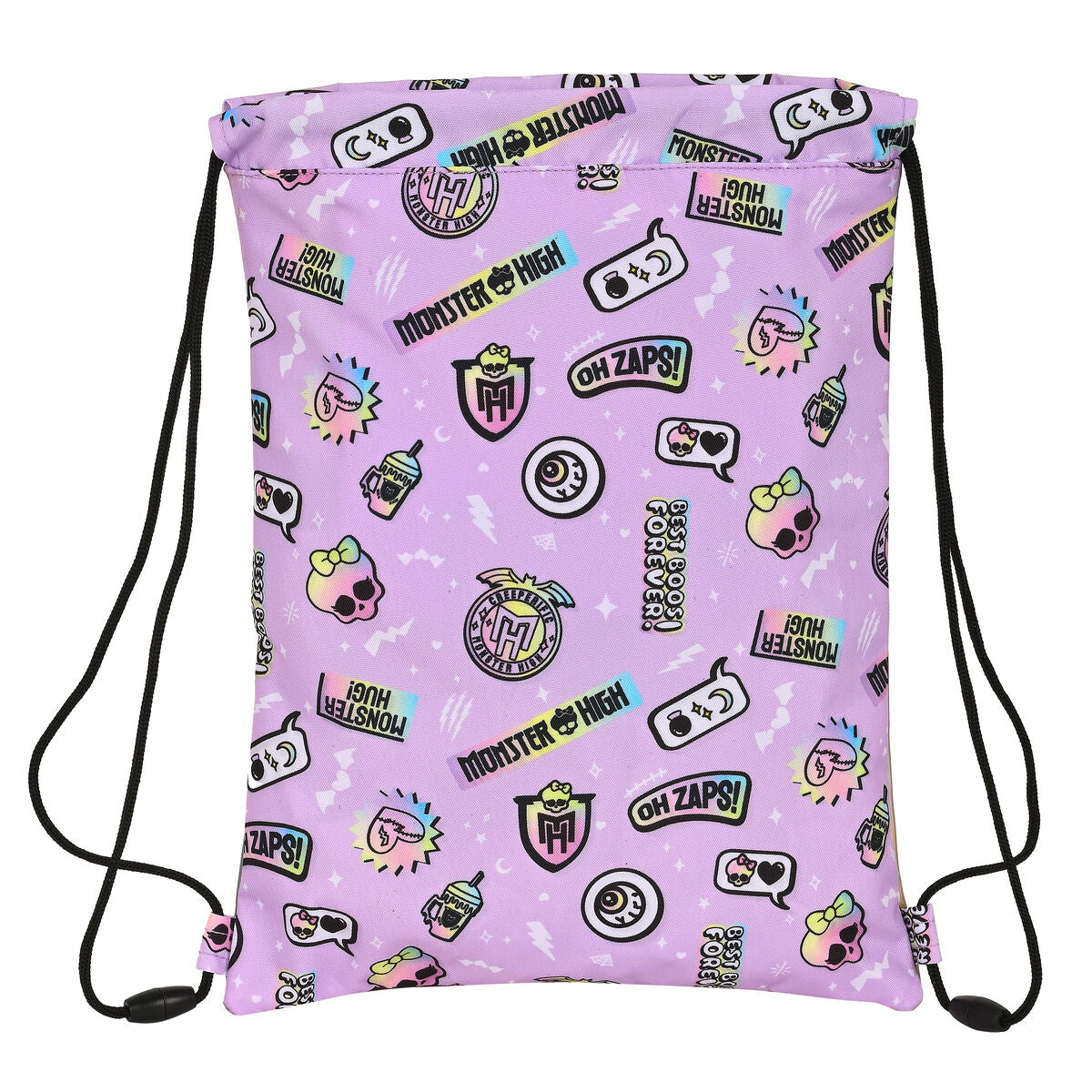 Sac à dos serré par des ficelles Monster High Best boos Lila