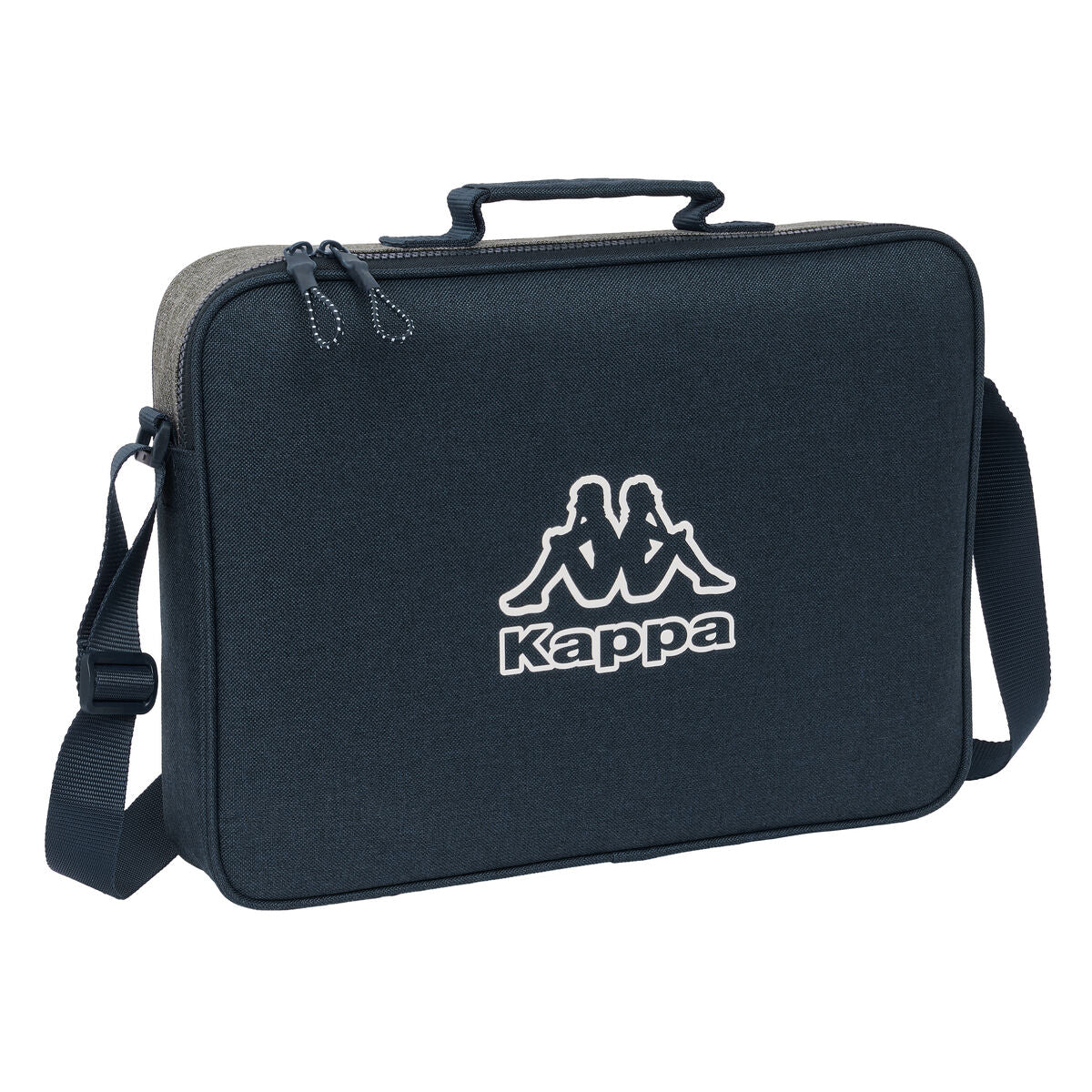 Schooltas Kappa Dark navy Grijs Marineblauw 38 x 28 x 6 cm