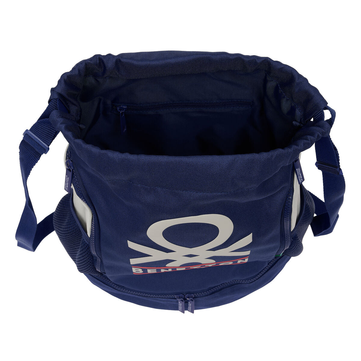 Sac à dos enfant Benetton Varsity Gris Blue marine 35 x 40 x 1 cm