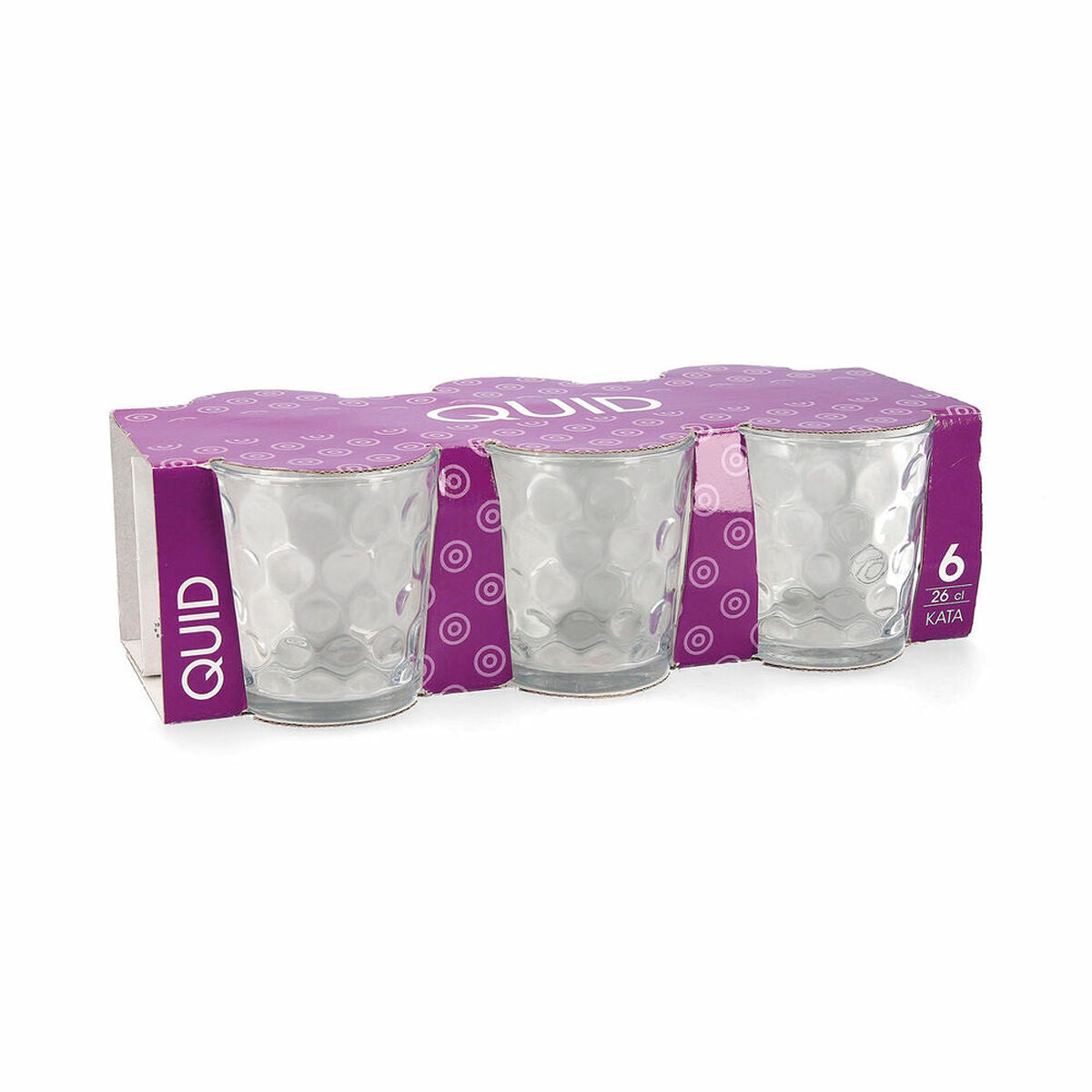 Glazenset Quid Kata Transparant Glas 6 Onderdelen 260 ml