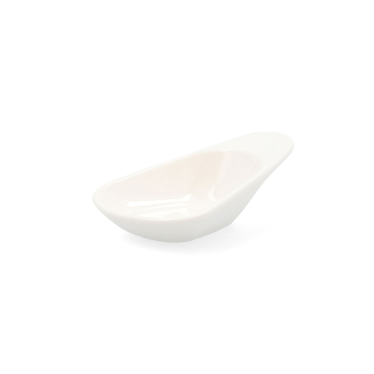 Plateau apéritif Quid Select Blanc Céramique 10,5 cm (6 Unités) (Pack 6x)