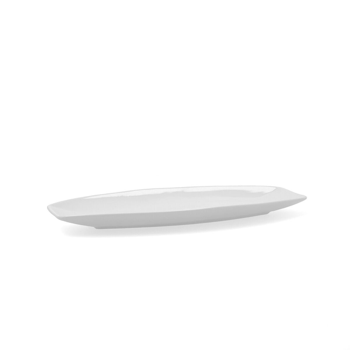 Plat à Gratin Quid Gastro Blanc Céramique 35,5 x 15,8 x 2,8 cm (6 Unités) (Pack 6x)