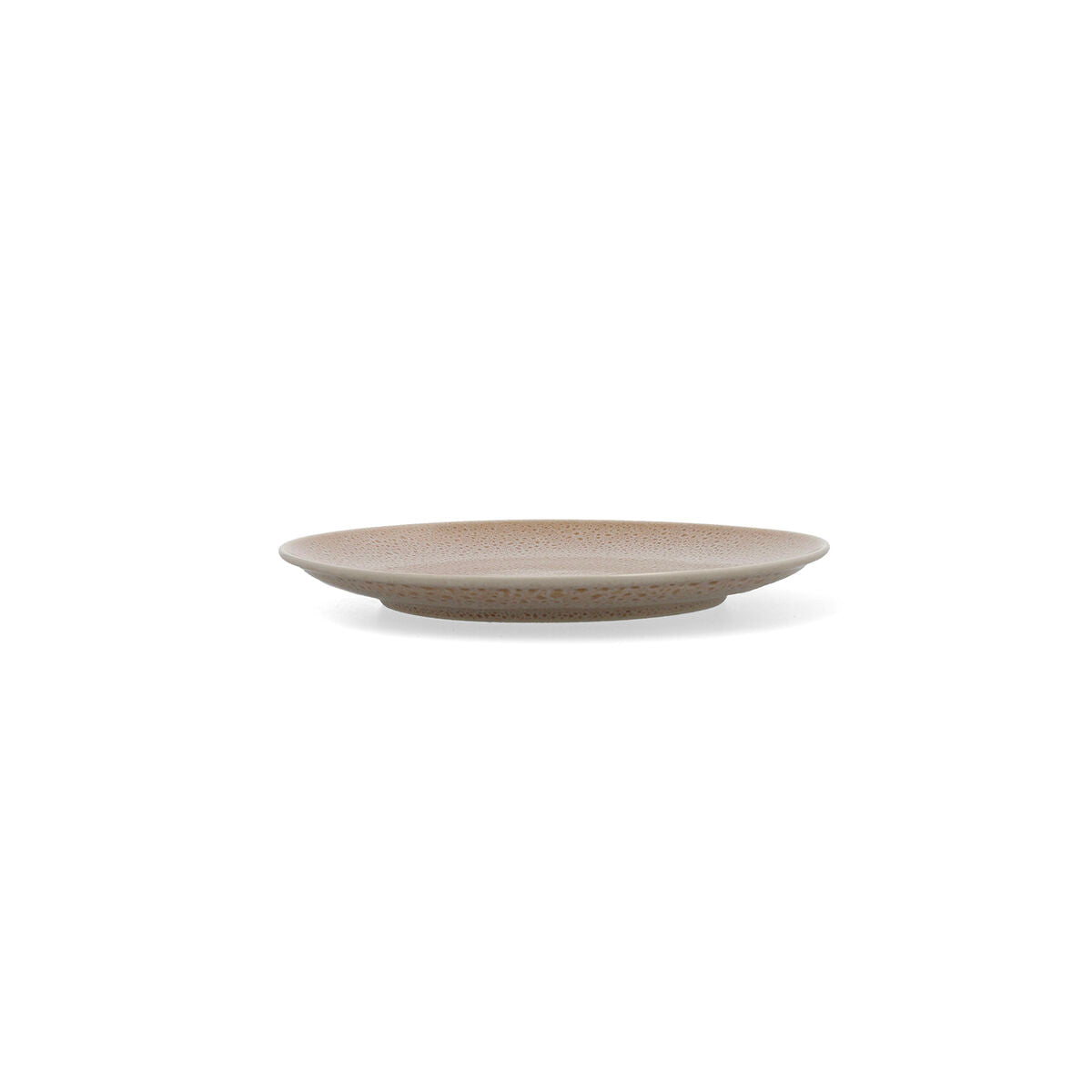 Assiette plate Ariane Porous Céramique Beige Ø 21 cm (12 Unités)